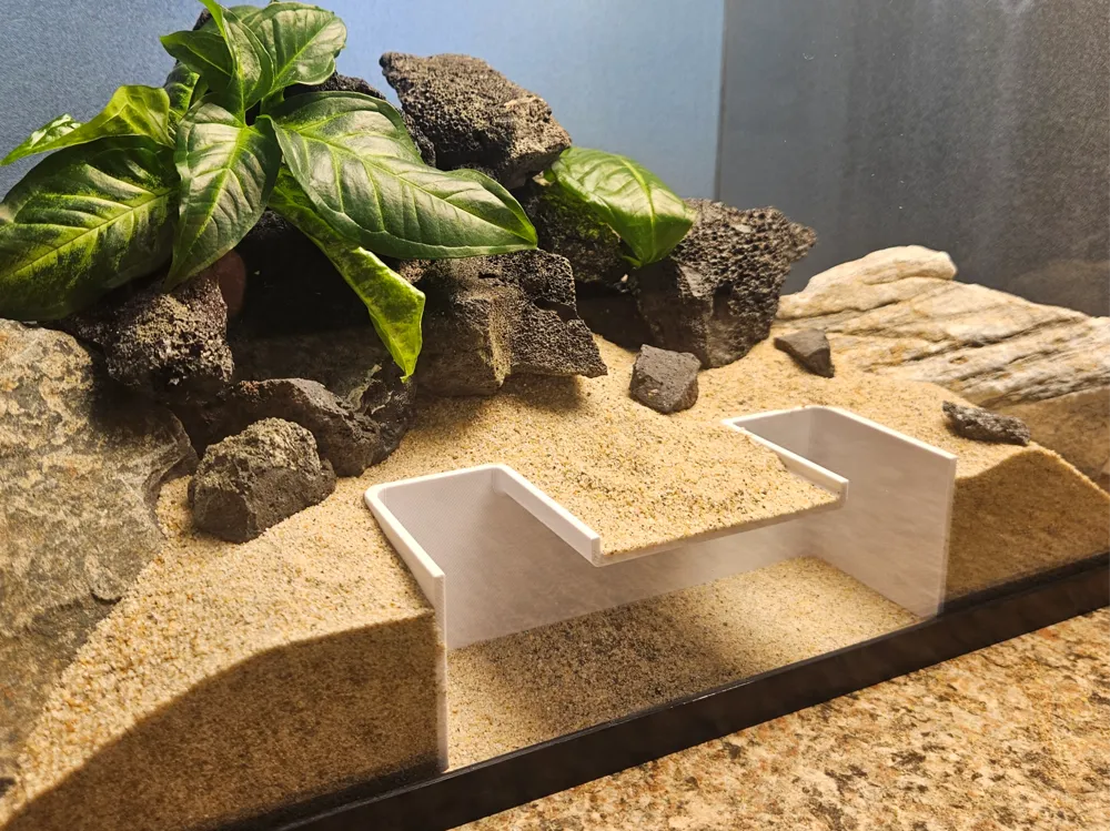 Simple Aquarium Swim Through Cave (Black)